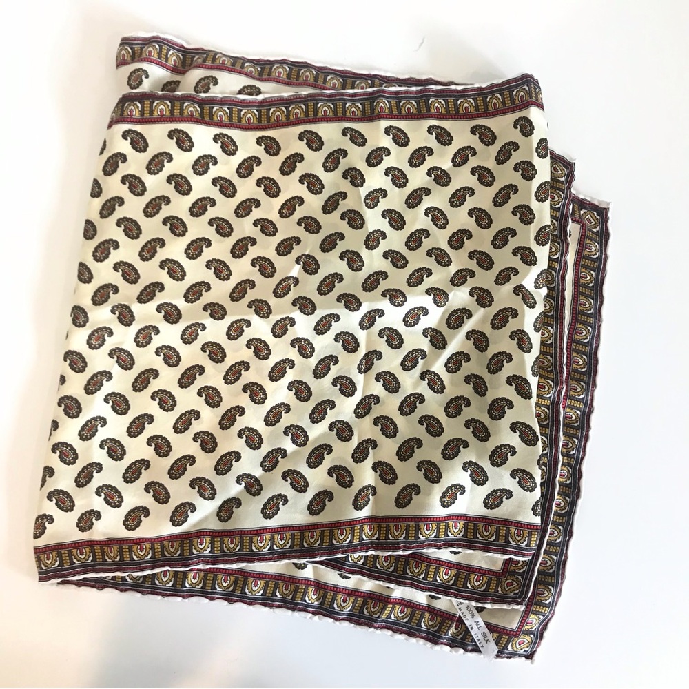 Vintage Italian Silk Scarf